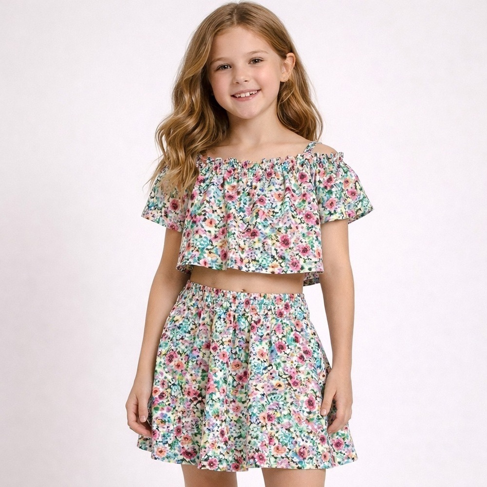 NWT GIRLS love fire two piece set L/XL